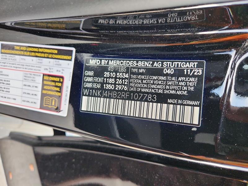 Продажа на аукционе авто 2024 Mercedes-benz Glc Coupe, vin: W1NKJ4HB2RF107783, номер лота: 52062626