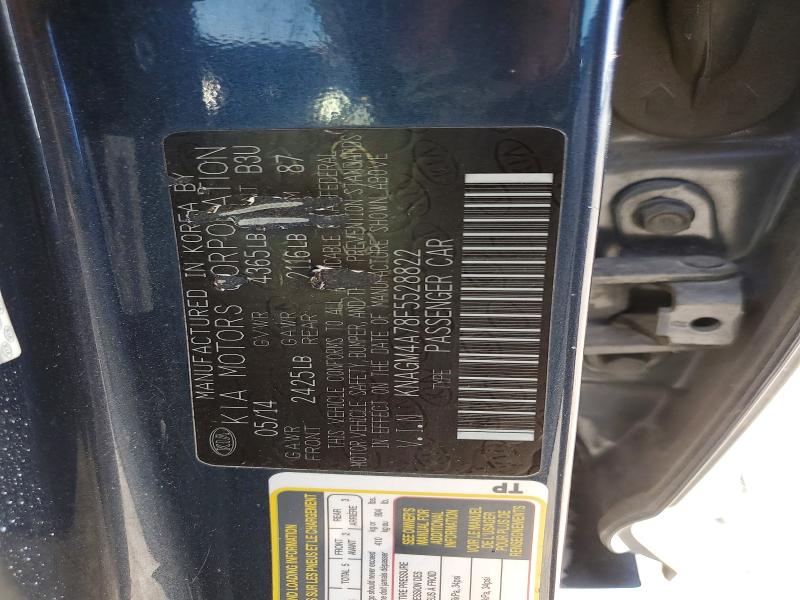 Aukcja sprzedaży 2015 Kia Optima, vin: KNAGM4A78F5528822, numer aukcji: 51168516
