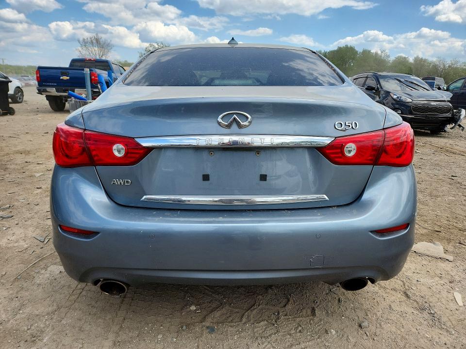 Продажа на аукционе авто 2014 Infiniti Q50, vin: JN1BV7AR9EM690785, номер лота: 50284166
