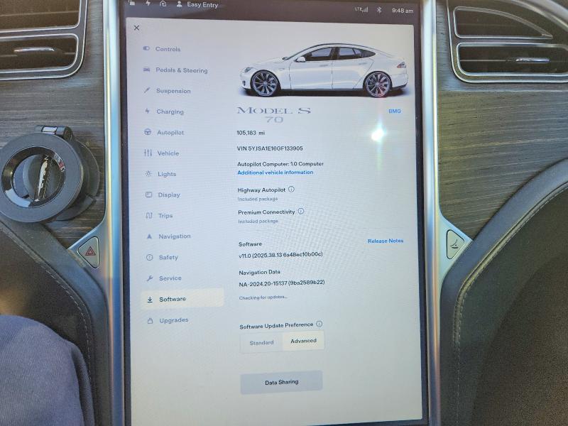 Aukcja sprzedaży 2016 Tesla Model S, vin: 5YJSA1E16GF133905, numer aukcji: 48654436