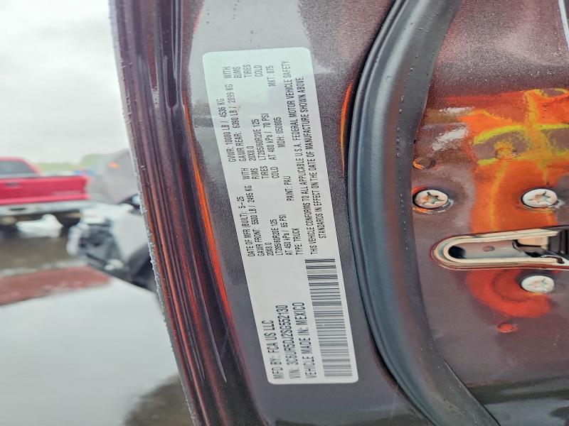 2025 Ram 2500 მანქანა იყიდება აუქციონზე, vin: 3C6UR5DJ2SG552130, აუქციონის ნომერი: 50737146