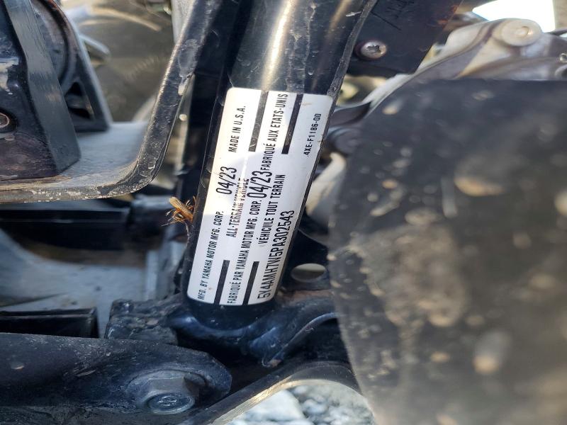 2023 Yamaha Yfm700 მანქანა იყიდება აუქციონზე, vin: 5Y4AMH7W5PA302543, აუქციონის ნომერი: 49165656