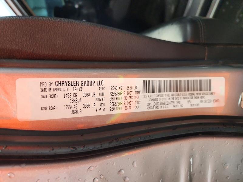 Продажа на аукционе авто 2014 Dodge Durango, vin: 1C4RDJAG8EC314739, номер лота: 49973766