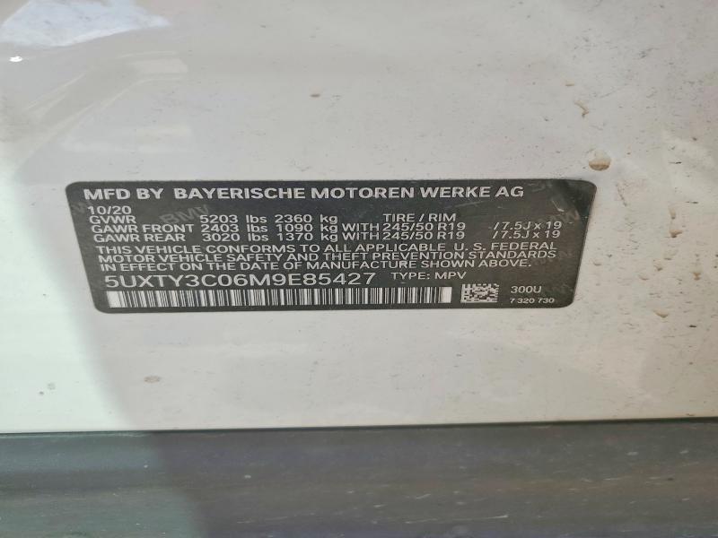 Продажа на аукционе авто 2021 Bmw X3, vin: 5UXTY3C06M9E85427, номер лота: 47819066