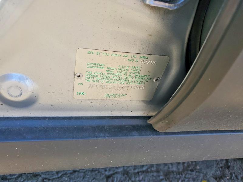 Продажа на аукционе авто 2005 Subaru Forester, vin: JF1SG63625G749460, номер лота: 48869686