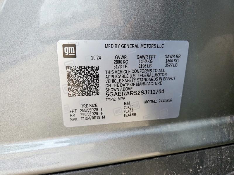 Продаж на аукціоні авто 2025 Buick Enclave, vin: 5GAERARS2SJ111704, номер лоту: 51106246