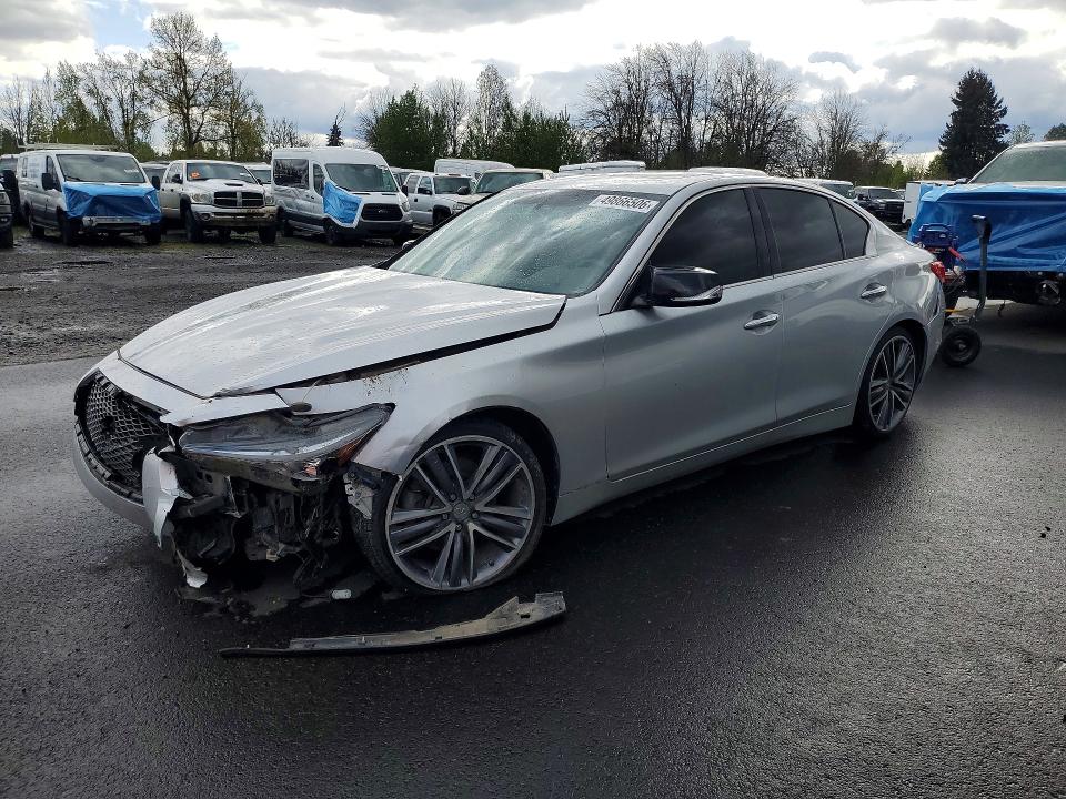 2015 Infiniti Q50 Hybrid მანქანა იყიდება აუქციონზე, vin: JN1AV7AP5FM790250, აუქციონის ნომერი: 49866506