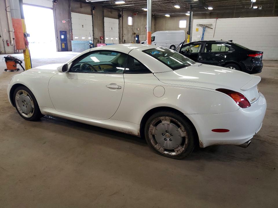 49449046 :رقم المزاد ، JTHFN48Y920001159 vin ، 2002 Lexus Sc مزاد بيع