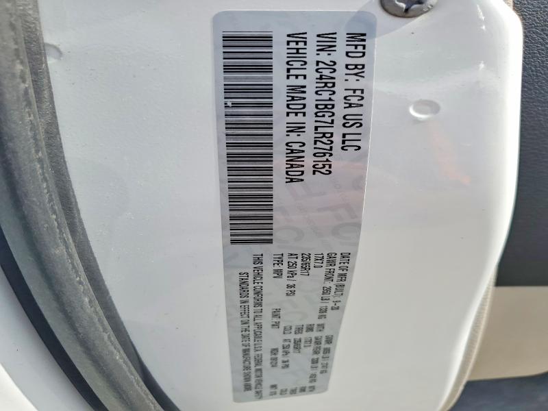 Продаж на аукціоні авто 2020 Chrysler Pacifica, vin: 2C4RC1BG7LR276152, номер лоту: 50079276