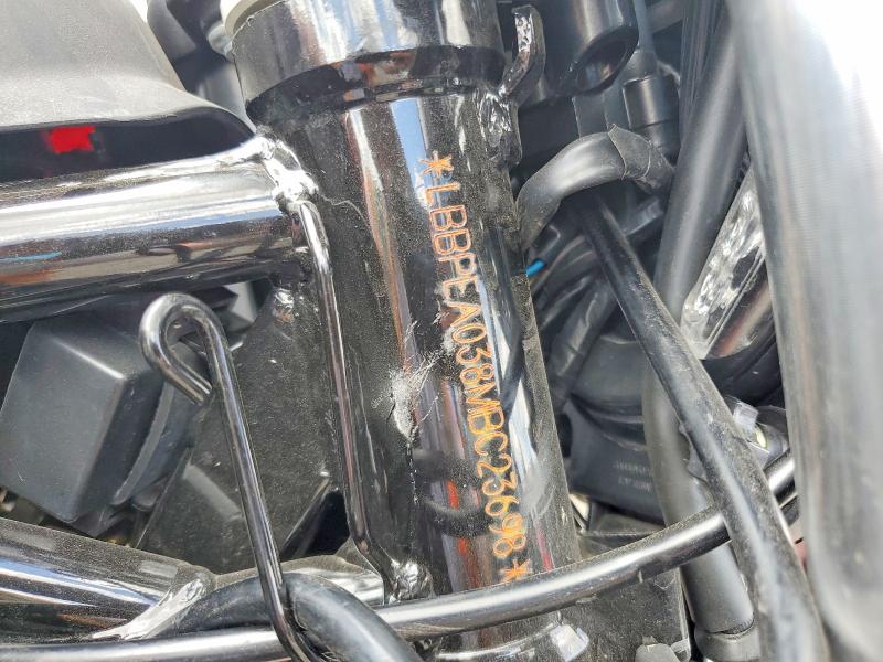 50965856 :رقم المزاد ، LBBPEA038MBC23698 vin ، 2021 Benelli Tnt Series مزاد بيع