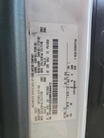 2021 Ford Transit მანქანა იყიდება აუქციონზე, vin: 1FDBW5Z8XMKA84413, აუქციონის ნომერი: 48415216