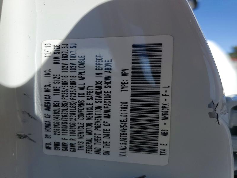 Aukcja sprzedaży 2014 Acura Rdx, vin: 5J8TB4H54EL017020, numer aukcji: 51296776