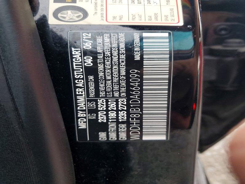 Aukcja sprzedaży 2013 Mercedes-benz E, vin: WDDHF8JB1DA664099, numer aukcji: 48323786