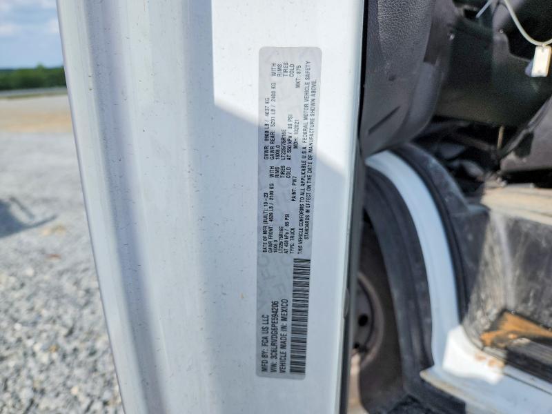 51267066 :رقم المزاد ، 3C6LRVDG6PE594206 vin ، 2023 Ram Promaster 2500 مزاد بيع
