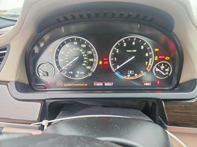 2013 Bmw 750 მანქანა იყიდება აუქციონზე, vin: WBAYF8C51DD140724, აუქციონის ნომერი: 51610406
