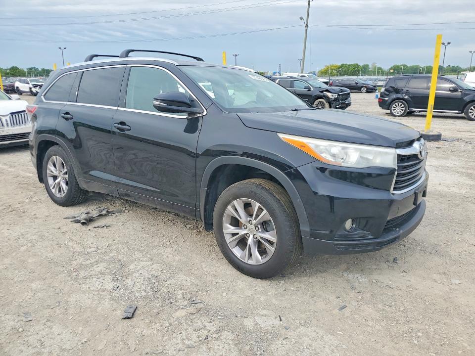 2015 Toyota Highlander მანქანა იყიდება აუქციონზე, vin: 5TDJKRFH2FS207978, აუქციონის ნომერი: 51248596