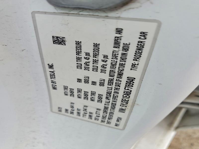 Aukcja sprzedaży 2020 Tesla Model 3, vin: 5YJ3E1EA6LF769940, numer aukcji: 51285756