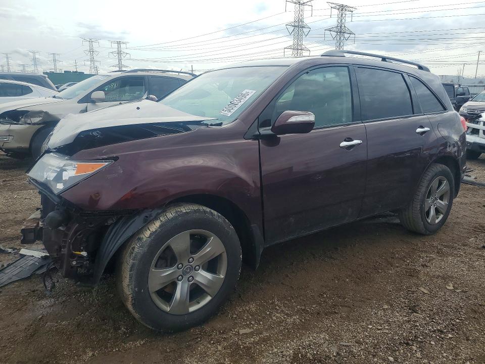 50003496 :رقم المزاد ، 2HNYD28868H554156 vin ، 2008 Acura Mdx مزاد بيع