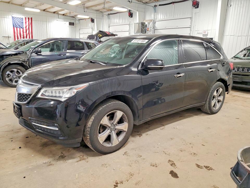 51101166 :رقم المزاد ، 5FRYD4H28EB018452 vin ، 2014 Acura Mdx مزاد بيع