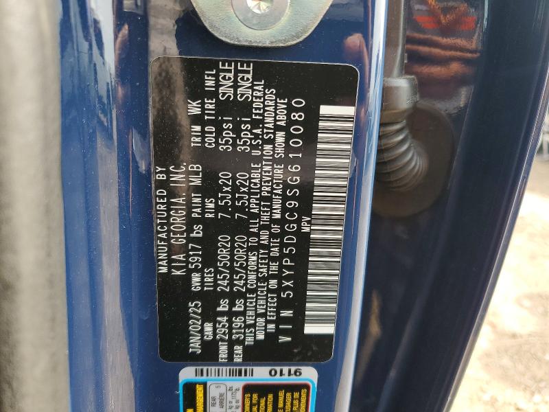 Продажа на аукционе авто 2025 Kia Telluride, vin: 5XYP5DGC9SG610080, номер лота: 51083986