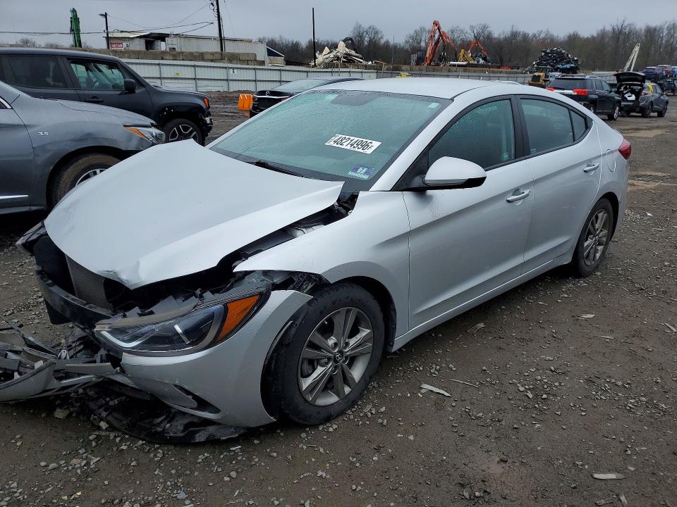 Продажа на аукционе авто 2018 Hyundai Elantra, vin: 5NPD84LFXJH343968, номер лота: 48214996