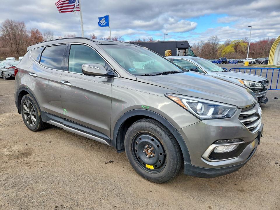 2018 Hyundai Santa Fe Sport მანქანა იყიდება აუქციონზე, vin: 5XYZWDLA7JG537817, აუქციონის ნომერი: 48332956