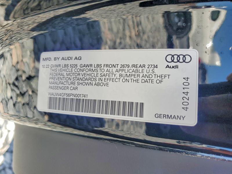 Продаж на аукціоні авто 2023 Audi S5, vin: WAUW4GF56PN001741, номер лоту: 50164646