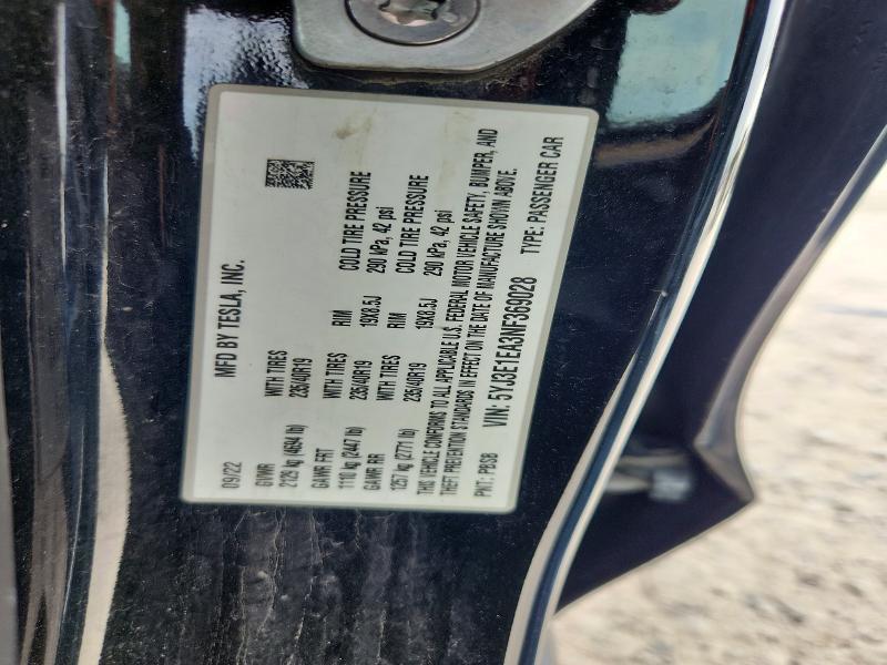 Aukcja sprzedaży 2022 Tesla Model 3, vin: 5YJ3E1EA3NF369028, numer aukcji: 51169406