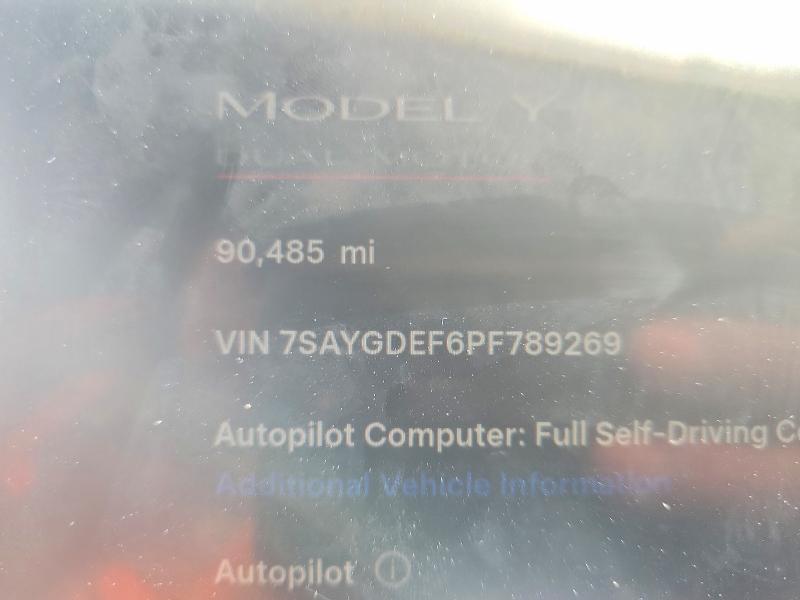 Продаж на аукціоні авто 2023 Tesla Model Y, vin: 7SAYGDEF6PF789269, номер лоту: 49160326