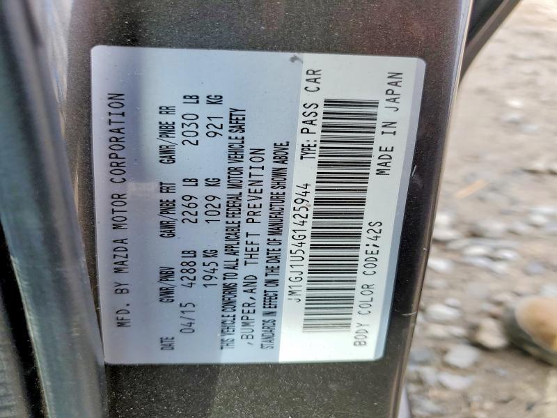 50356006 :رقم المزاد ، JM1GJ1U54G1425944 vin ، 2016 Mazda 6 مزاد بيع