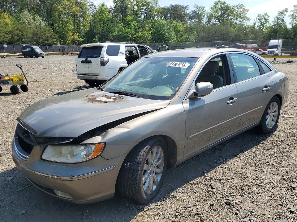 Auction sale of the 2010 Hyundai Azera, vin: KMHFC4DF1AA451050, lot number: 51107066