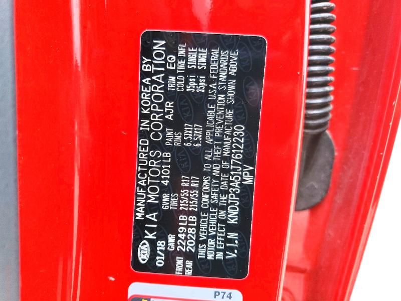 Aukcja sprzedaży 2018 Kia Soul, vin: KNDJP3A51J7612230, numer aukcji: 49808936