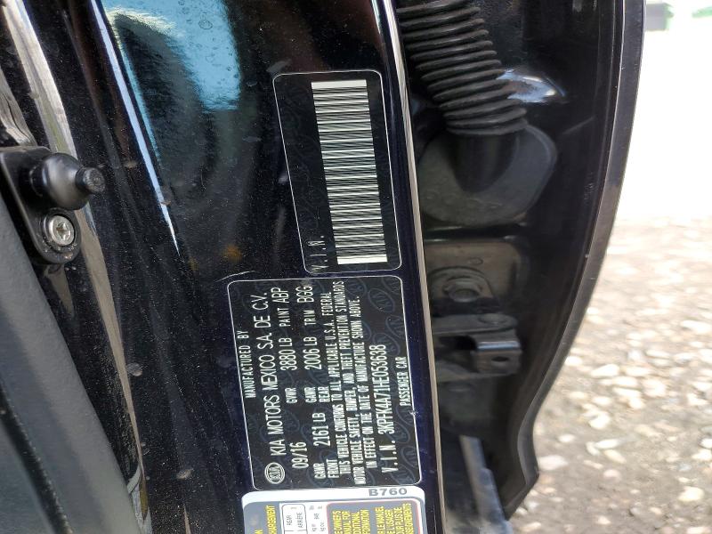 49404376 :رقم المزاد ، 3KPFK4A71HE053638 vin ، 2017 Kia Forte مزاد بيع