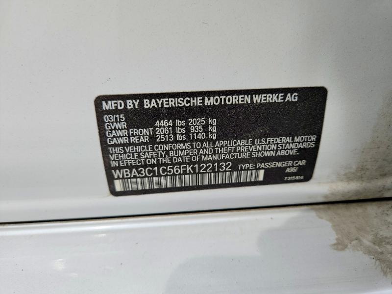 Aukcja sprzedaży 2015 Bmw 328, vin: WBA3C1C56FK122132, numer aukcji: 48279056