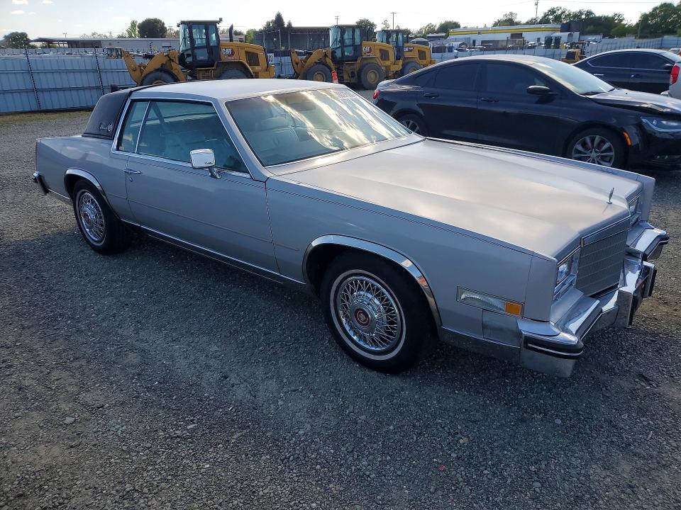 1984 Cadillac Eldorado მანქანა იყიდება აუქციონზე, vin: 1G6AL5780EE602205, აუქციონის ნომერი: 50027186