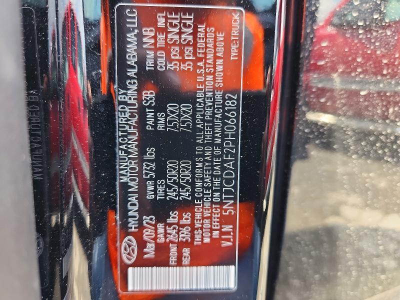 Продажа на аукционе авто 2023 Hyundai Santa Cruz, vin: 5NTJCDAF2PH066182, номер лота: 51197036