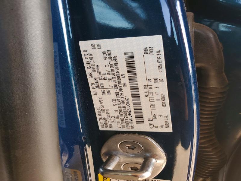 Продаж на аукціоні авто 2020 Ford Escape, vin: 1FMCU9H92LUC03697, номер лоту: 48712906