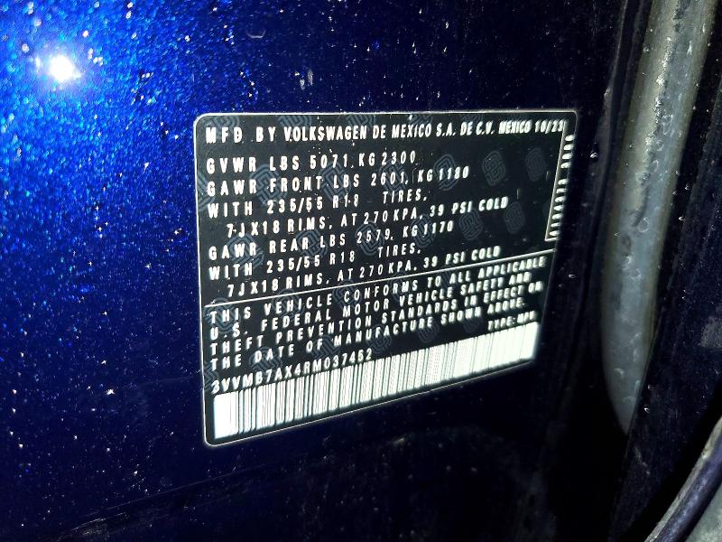 Aukcja sprzedaży 2024 Volkswagen Tiguan, vin: 3VVMB7AX4RM037452, numer aukcji: 48934766