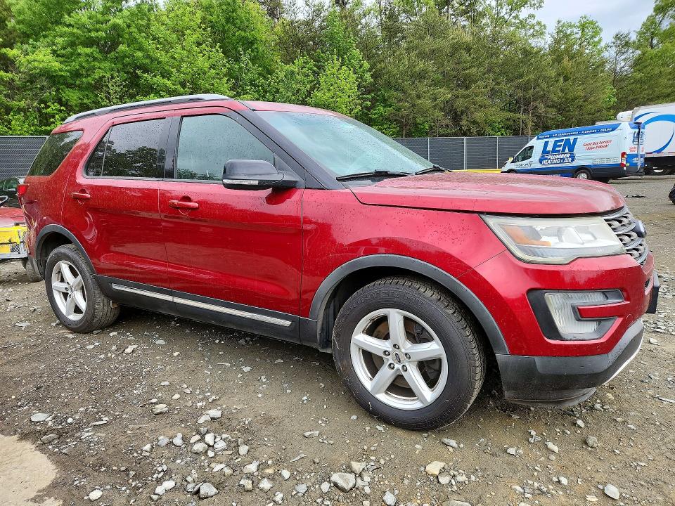 51205356 :رقم المزاد ، 1FM5K8D87GGC31201 vin ، 2016 Ford Explorer مزاد بيع