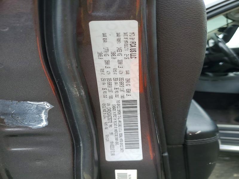 2016 Dodge Durango მანქანა იყიდება აუქციონზე, vin: 1C4RDHDGXGC352772, აუქციონის ნომერი: 49911656