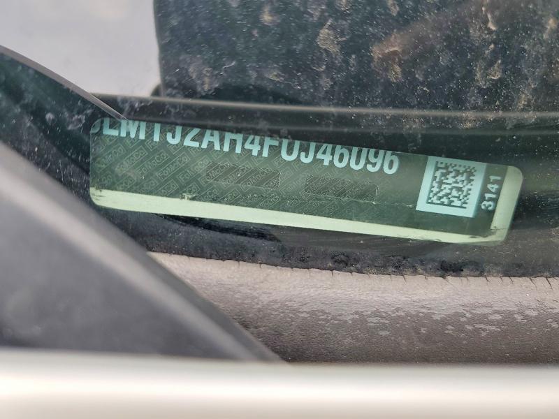 49163116 :رقم المزاد ، 5LMTJ2AH4FUJ46096 vin ، 2015 Lincoln Townhouse Mkc مزاد بيع