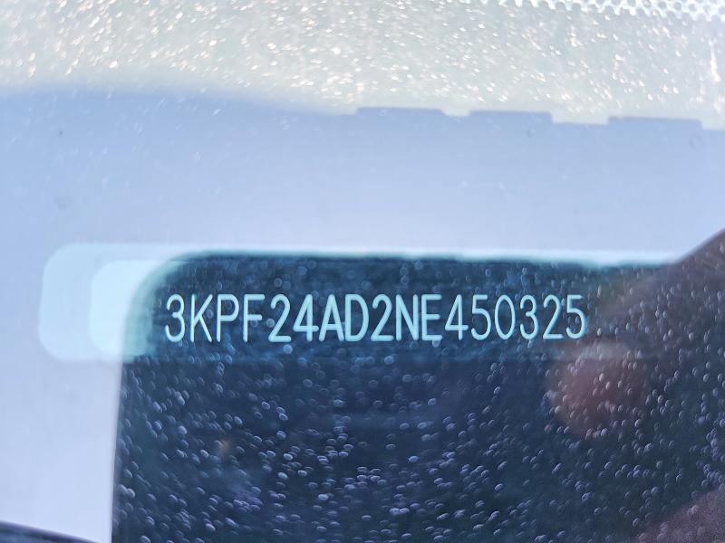 51674786 :رقم المزاد ، 3KPF24AD2NE450325 vin ، 2022 Kia Forte مزاد بيع