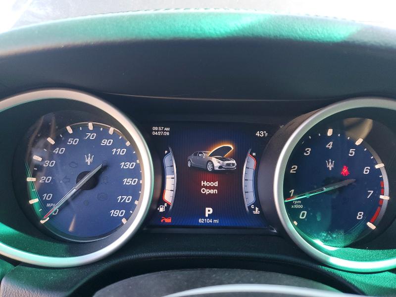 51507236 :رقم المزاد ، ZAM57RTA1G1176310 vin ، 2016 Maserati Ghibli مزاد بيع