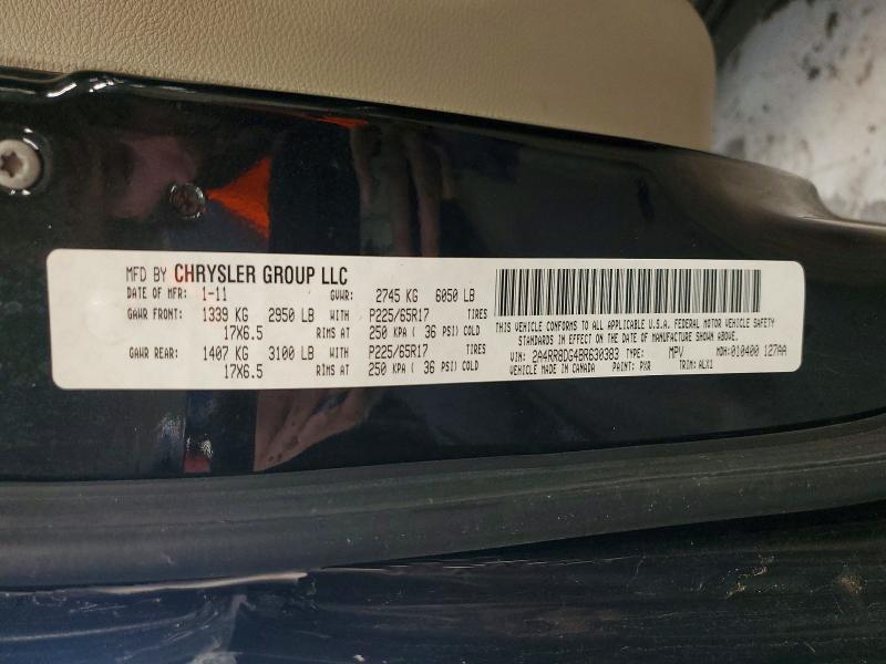 Продажа на аукционе авто 2011 Chrysler Town & Country, vin: 2A4RR8DG4BR630383, номер лота: 51586426