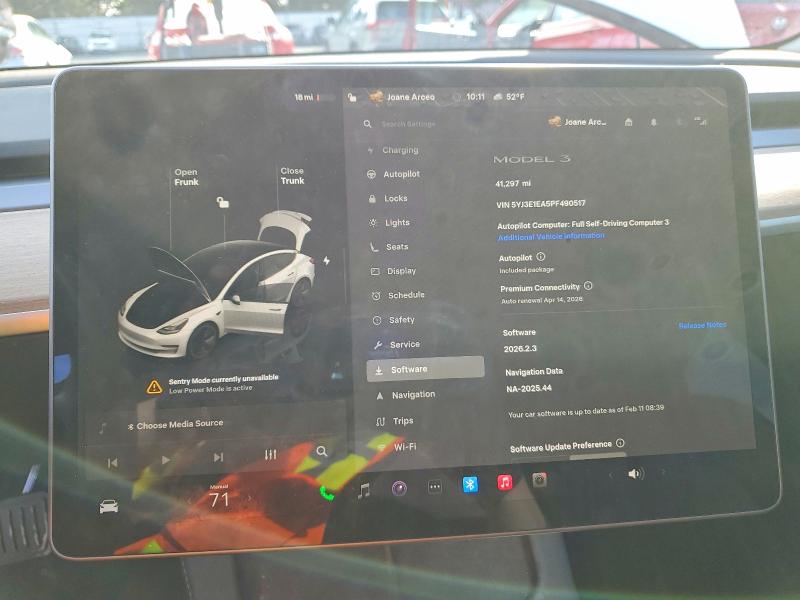 Aukcja sprzedaży 2023 Tesla Model 3, vin: 5YJ3E1EA5PF490517, numer aukcji: 48143556