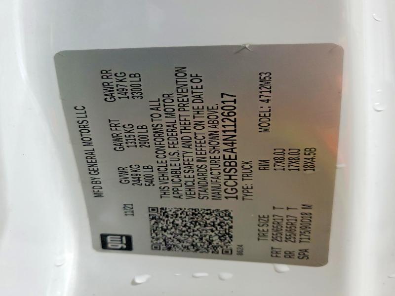 Продаж на аукціоні авто 2022 Chevrolet Colorado, vin: 1GCHSBEA4N1126017, номер лоту: 48639026