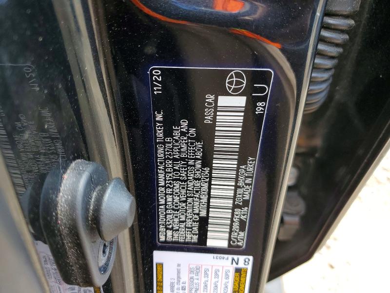 Aukcja sprzedaży 2021 Toyota C-hr Le/xle/ltd/nitshd, vin: NMTKHMBX8MR121346, numer aukcji: 49824406