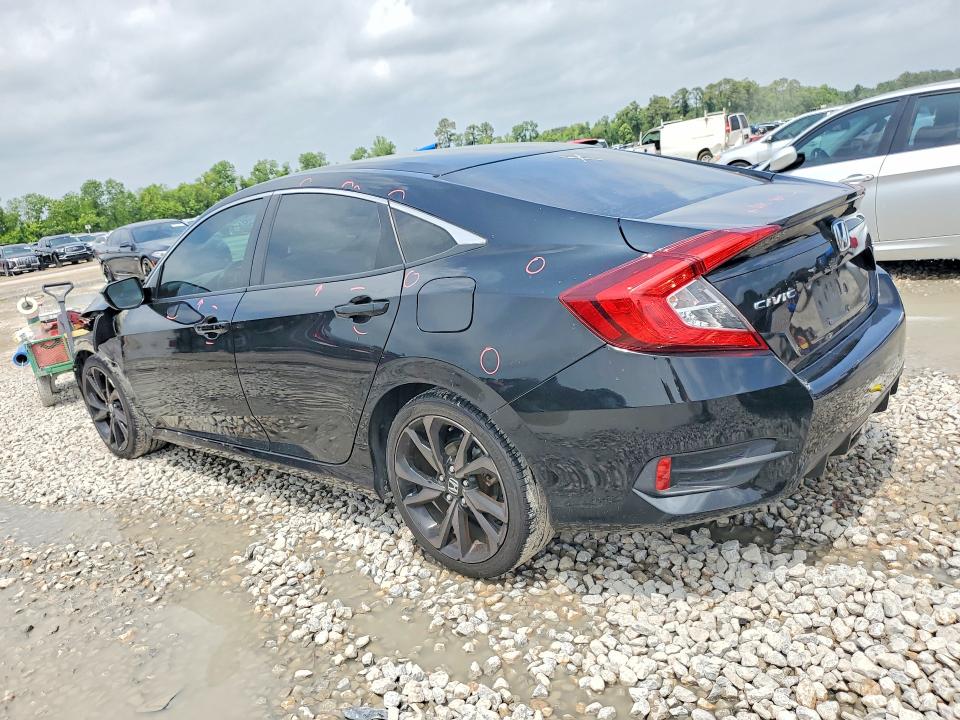 50952036 :رقم المزاد ، 19XFC2F82LE025410 vin ، 2020 Honda Civic مزاد بيع