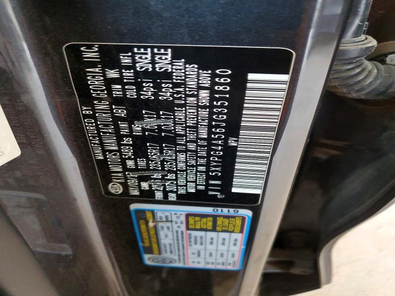 Auction sale of the 2018 Kia Sorento, vin: 5XYPG4A56JG351860, lot number: 48361176