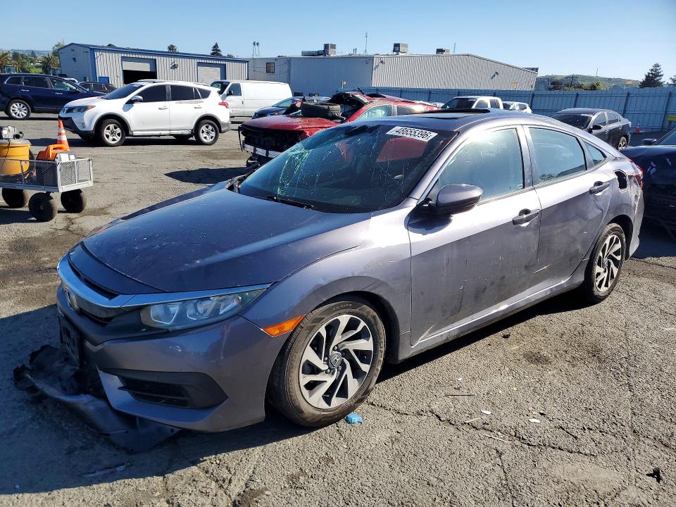 2017 Honda Civic მანქანა იყიდება აუქციონზე, vin: 19XFC2F70HE232442, აუქციონის ნომერი: 48655396